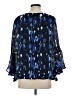 AB Studio 100% Polyester Blue 3/4 Sleeve Blouse Size S - photo 2