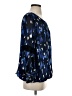 AB Studio 100% Polyester Blue 3/4 Sleeve Blouse Size S - photo 4