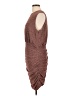Lavender Brown Brown Cocktail Dress Size L - photo 5