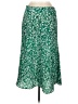 Forever 21 100% Polyester Print Green Casual Skirt Size M - photo 2