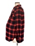 Gap - Maternity 100% Viscose Plaid Red Long Sleeve Blouse Size M - photo 5