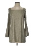 Clara Sun Woo Gray 3/4 Sleeve Top Size S - photo 1