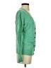 CAbi 100% Cotton Green Cardigan Size S - photo 4