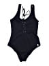 Rhythm. Solid Black One Piece Swimsuit Size S - photo 1