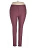 Maze Collection Solid Burgundy Active Pants Size 3X - photo 1