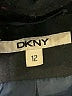 DKNY Solid Black Wool Coat Size 12 - photo 6