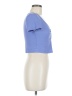 Shein Blue Short Sleeve Henley Size 6 - photo 4