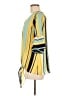 Sami & JO 100% Polyester Stripes Yellow Short Sleeve Blouse Size M - photo 5