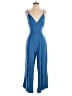 Sienna Sky Solid Blue Jumpsuit Size M - photo 1