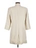 Eileen Fisher 100% Silk Ivory Trenchcoat Size M (petite) - photo 2