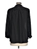 Vince Camuto 100% Polyester Polka Dots Black 3/4 Sleeve Blouse Size L - photo 2