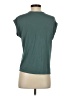 Papermoon 100% Polyester Stars Teal Short Sleeve Blouse Size XS - photo 2