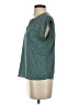 Papermoon 100% Polyester Stars Teal Short Sleeve Blouse Size XS - photo 5