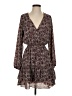 Nine Britton 100% Polyester Paisley Brown Casual Dress Size S - photo 1