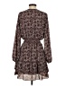 Nine Britton 100% Polyester Paisley Brown Casual Dress Size S - photo 2