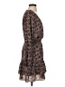 Nine Britton 100% Polyester Paisley Brown Casual Dress Size S - photo 4
