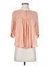 Black Tape_ 100% Polyester Pink 3/4 Sleeve Blouse Size XS - photo 1