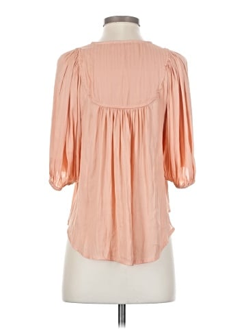 Black Tape_ 3/4 Sleeve Blouse (view 2)