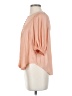 Black Tape_ 100% Polyester Pink 3/4 Sleeve Blouse Size XS - photo 5