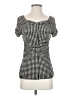 Max Studio Black Short Sleeve Blouse Size XS - photo 1