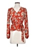 Sienna Sky Red Long Sleeve Blouse Size XS - photo 1
