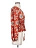 Sienna Sky Red Long Sleeve Blouse Size XS - photo 4