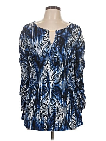 Thalia Sodi Long Sleeve Henley (view 1)