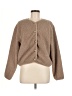 H&M 100% Polyester Brown Cardigan Size M - photo 1