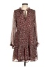 Only 100% Polyester Paisley Burgundy Casual Dress Size M - photo 1