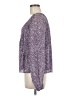 Ann Taylor LOFT 100% Polyester Purple Long Sleeve Blouse Size M - photo 5