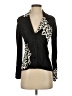 Paula Hian Graphic Black Blazer Size S (estimated) - photo 1