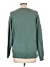 Lucky Brand Solid Green Pullover Sweater Size L - photo 2