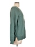 Lucky Brand Solid Green Pullover Sweater Size L - photo 4