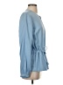 W by Worth Blue Long Sleeve Blouse Size XS - photo 4