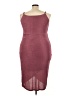 Unbranded Solid Burgundy Cocktail Dress Size 18 - 20 - photo 2
