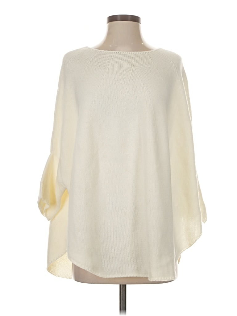 Pre-owned Unbranded Poncho In Ivory