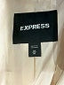 Express 100% Polyester Ivory Jacket Size M - photo 6