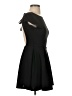 Unbranded Solid Black Cocktail Dress Size S - photo 4