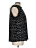 NY Collection Polka Dots Black Sleeveless T-Shirt Size L - photo 4