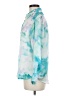 Assorted Brands 100% Polyester Tie-dye Teal 3/4 Sleeve Blouse Size M - photo 5
