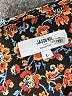 Jason Wu 100% Polyester Floral Black 3/4 Sleeve Blouse Size L - photo 7