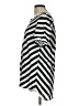 Khakis & Co Stripes Silver Short Sleeve Blouse Size L - photo 5