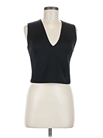 Zara W&B Collection Sleeveless T-Shirt (view 1)
