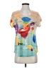 Sun Bay 100% Polyester Yellow Short Sleeve T-Shirt Size S - photo 1