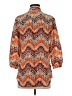 Amanda Uprichard Chevron-herringbone Orange 3/4 Sleeve Blouse Size P (petite) - photo 2