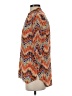 Amanda Uprichard Chevron-herringbone Orange 3/4 Sleeve Blouse Size P (petite) - photo 5