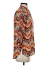 Amanda Uprichard Chevron-herringbone Orange 3/4 Sleeve Blouse Size P (petite) - photo 4