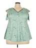 Unbranded Green Sleeveless Blouse Size 3X - photo 1