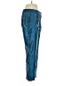 Elizabeth and James 100% Polyester Metallic Blue Casual Pants Size 4 - photo 4