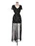 Forever 21 100% Polyester Stars Black Casual Dress Size M - photo 1